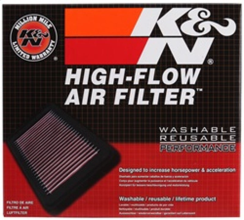 K&N High Flow Air Filter - 2008-2021 WRX , 2008-2018 STI, 2005-2009 LGT, 08-16 Impreza, 13-16 Crosstrek