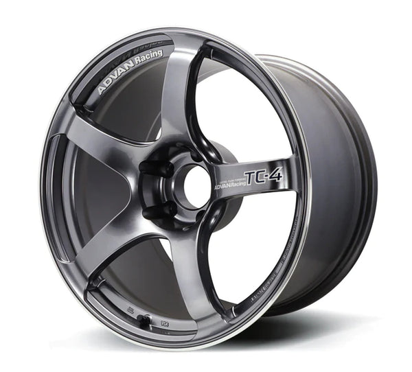 Advan TC4 18x9.5 +45 5-114.3 Racing Black Gunmetallic and Ring Wheel