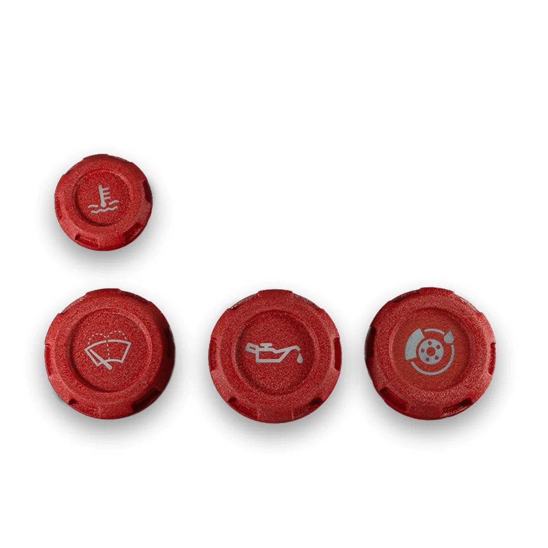 BILLETWORKZ ENGINE BAY CAPS - ZERO SERIES - FLUID ENGRAVINGS - 2015-21