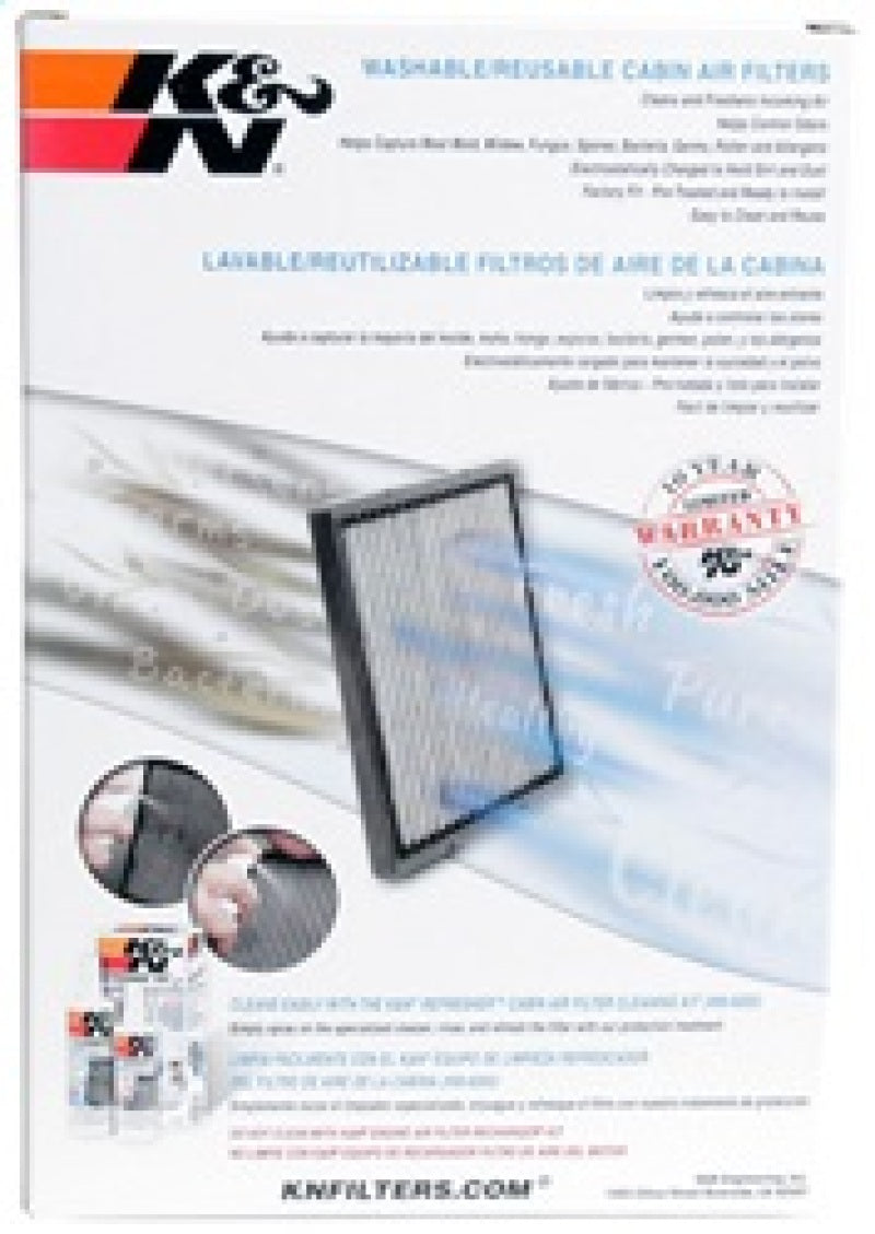 K&N Cabin Air Filter - 13-21 BRZ
