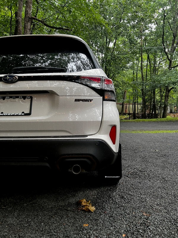 Rally Armor Black UR Mud Flap w/Metallic Black Logo - 2025+ FORESTER