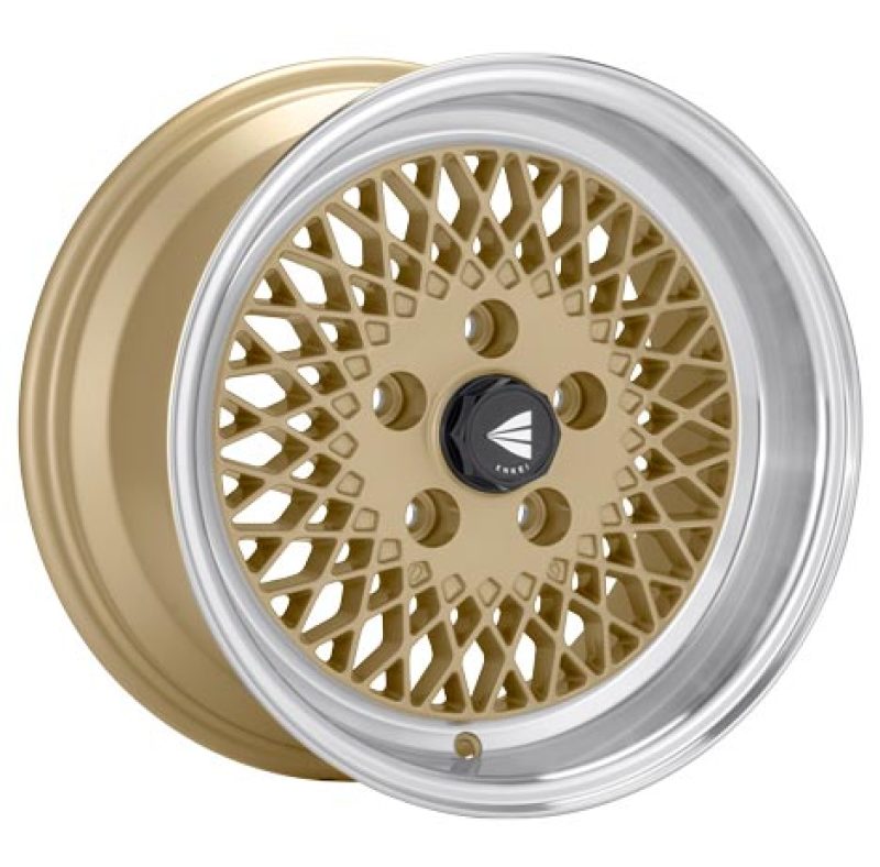 Enkei ENKEI92 15x7.0 +38 5x114.3 Gold with Machined Lip Wheel