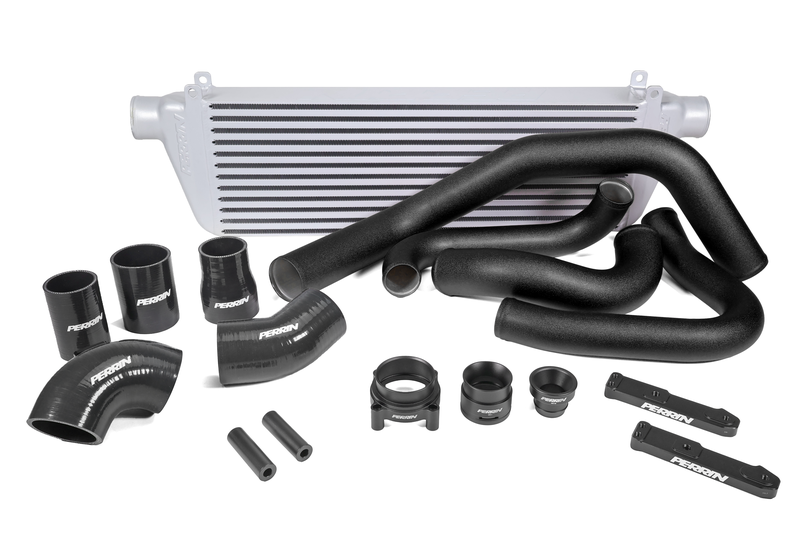 PERRIN FRONT MOUNT INTERCOOLER KIT - Black Tubes & Silver Core - 2022+ WRX