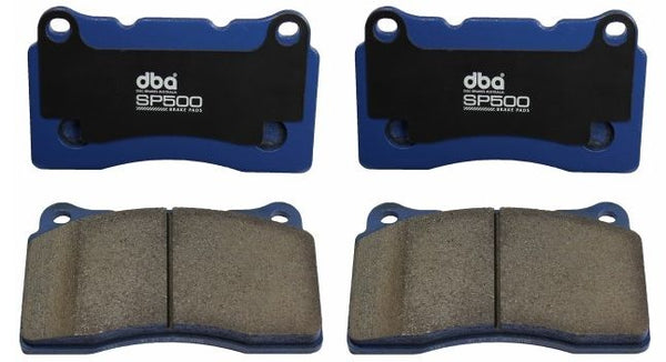 DBA SP500 Rear Brake Pads - 2004-2017 STI, 17-21 BRZ w/ Brembos, 2022+ BRZ w/ Brembos