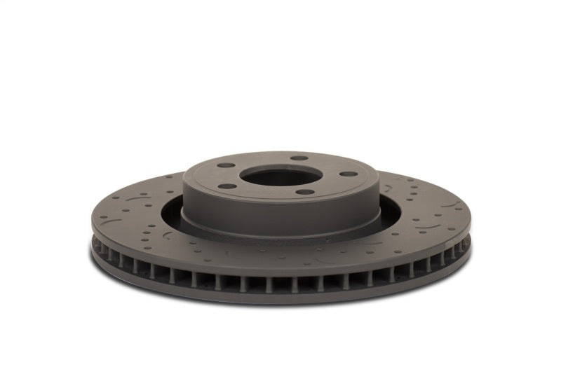 Hawk Talon Cross Drilled and Slotted Front Rotor Pair - STI 2005-2017