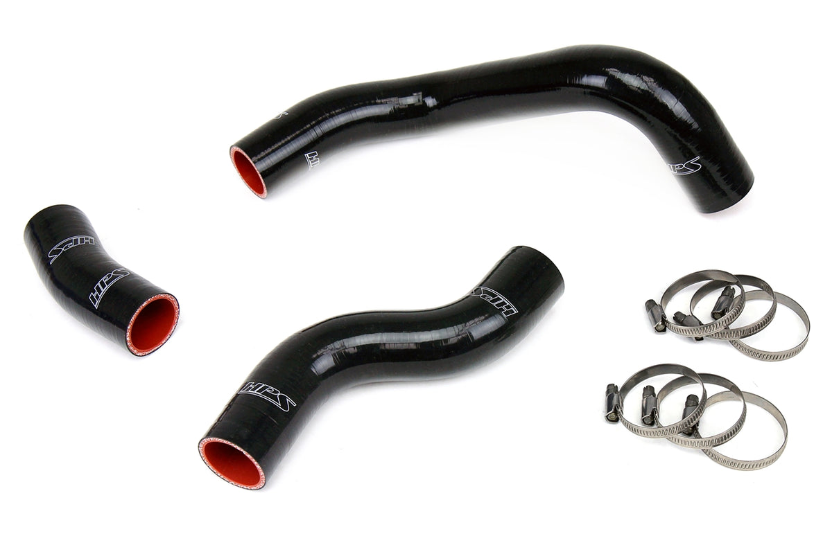 HPS Subaru BRZ Silicone Radiator Hoses - Black (57-1226-BLK)