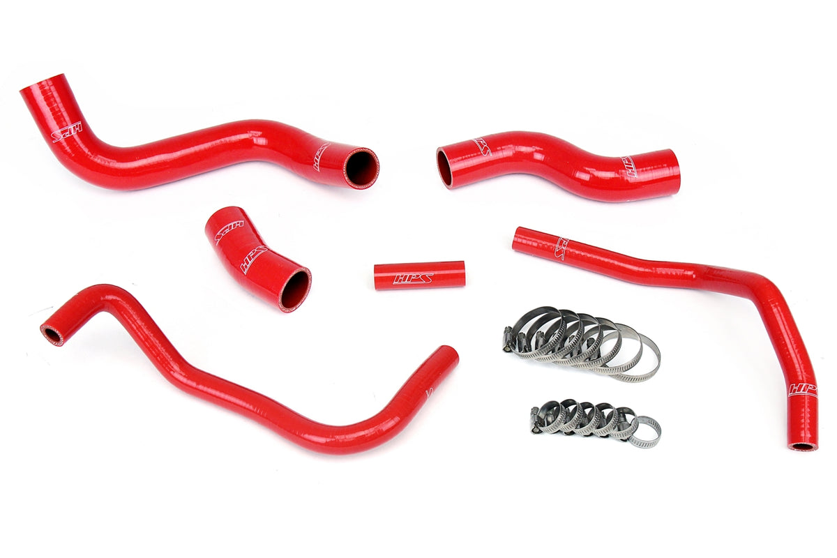 HPS Subaru BRZ Silicone Radiator and Heater Hoses - Red (57-1336-RED)