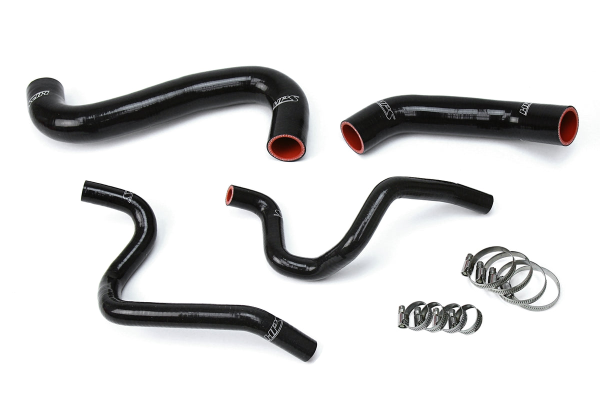 HPS 2002 Subaru Impreza 2.5L Non Turbo Silicone Radiator and Heater Hoses - Black (57-1731-BLK)