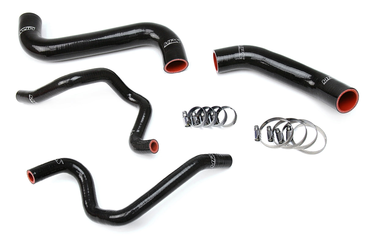 HPS 2003 Subaru Impreza 2.5L Non Turbo Silicone Radiator and Heater Hoses - Black (57-1732-BLK)