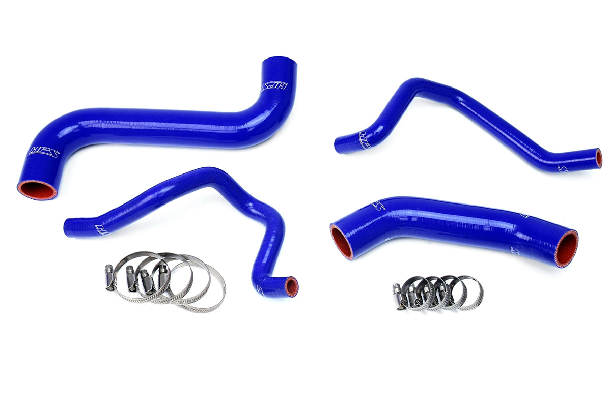 HPS 2004-2005 Subaru Impreza 2.5L Non Turbo Silicone Radiator and Heater Hoses - Blue (57-1733-BLUE)