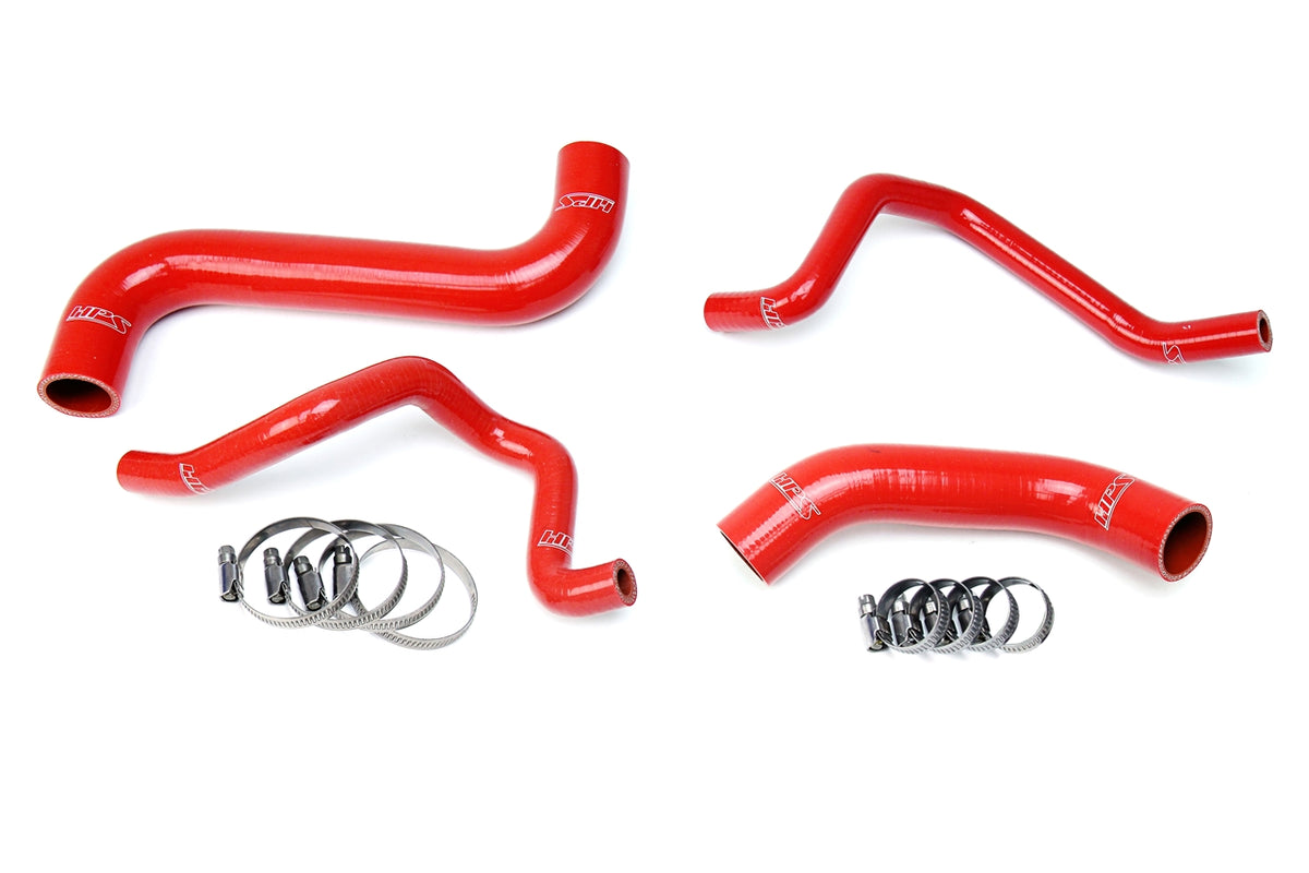 HPS 2006-2007 Subaru Impreza 2.5L Non Turbo Silicone Radiator and Heater Hoses - Red (57-1734-RED)