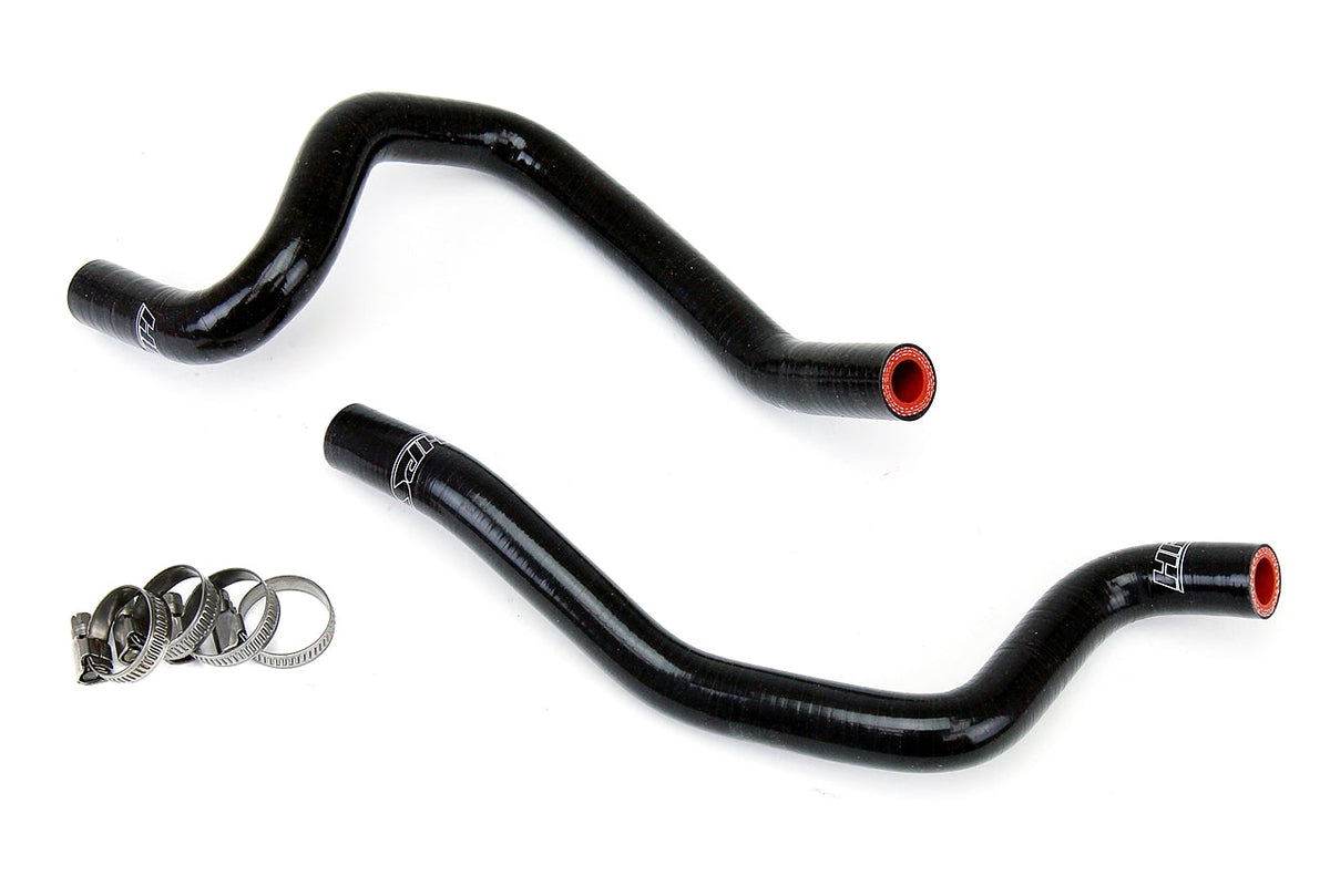 HPS 2002-2003 Subaru Impreza WRX 2.0L Turbo Silicone Heater Hoses - Black (57-1802-BLK)