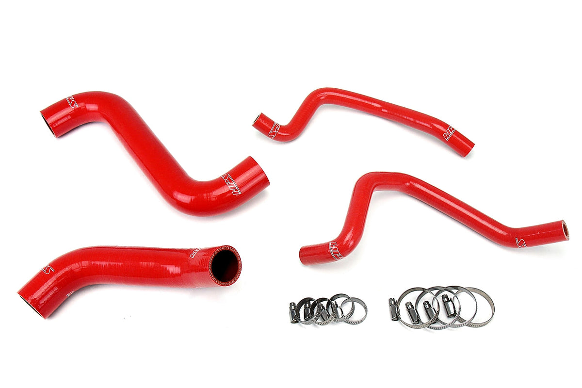 HPS 2002-2003 Subaru Impreza WRX 2.0L Turbo Silicone Radiator and Heater Hoses - Red (57-1809-RED)