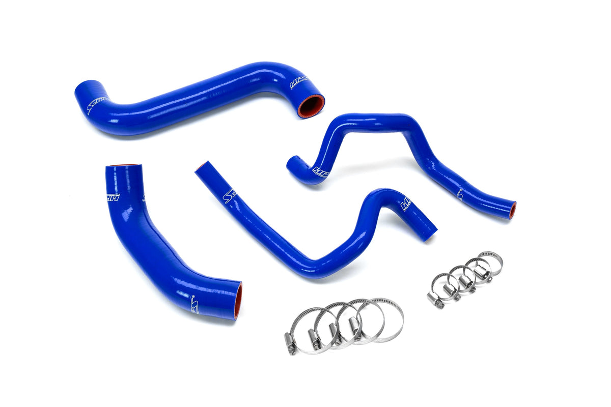 HPS 2004 Subaru Impreza WRX STi 2.5L Turbo Silicone Radiator and Heater Hoses - Blue (57-2302-BLUE)