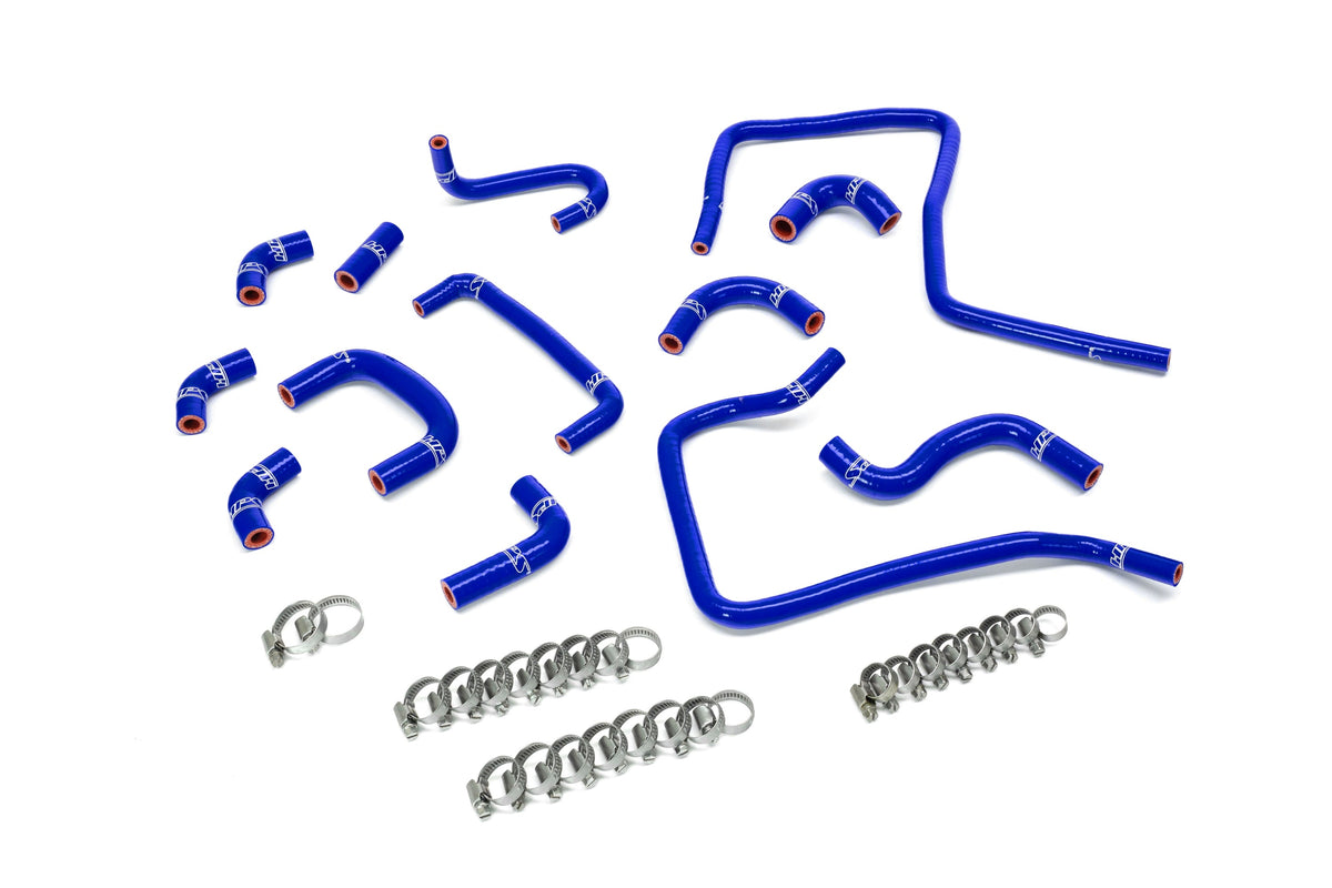 HPS 2004 Subaru Impreza WRX STi 2.5L Turbo Silicone Ancillary Hoses - Blue (57-2303-BLUE)