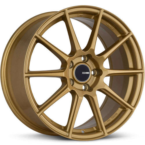 Enkei TS10 18x9.5 5x114.3 35mm Offset 72.6mm Bore Gold Wheel