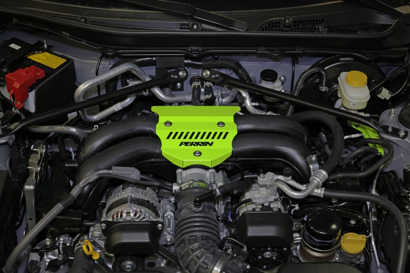 Perrin Performance Engine Cover Neon Yellow - 2022+ BRZ