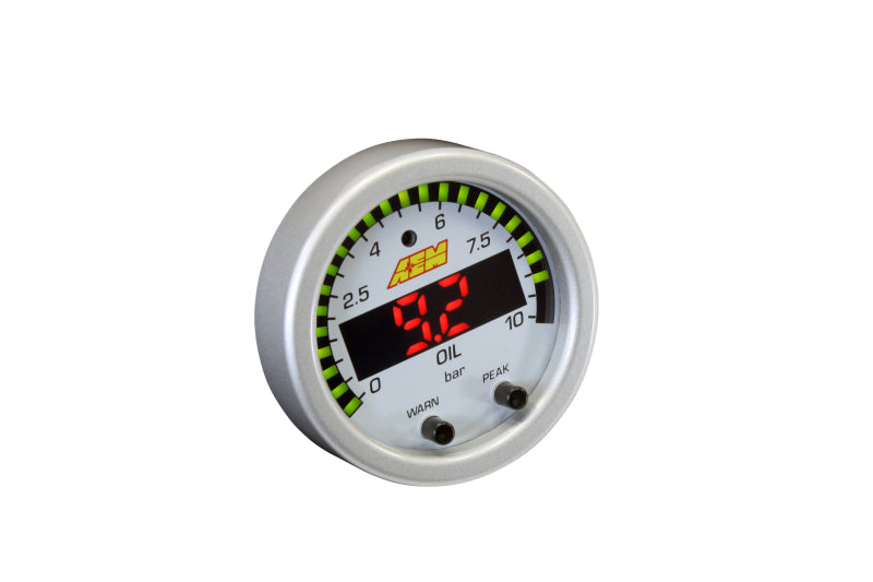 goisari AEM X-Series 15PSI Boost/Fuel Pressure Gauge - Hurricane