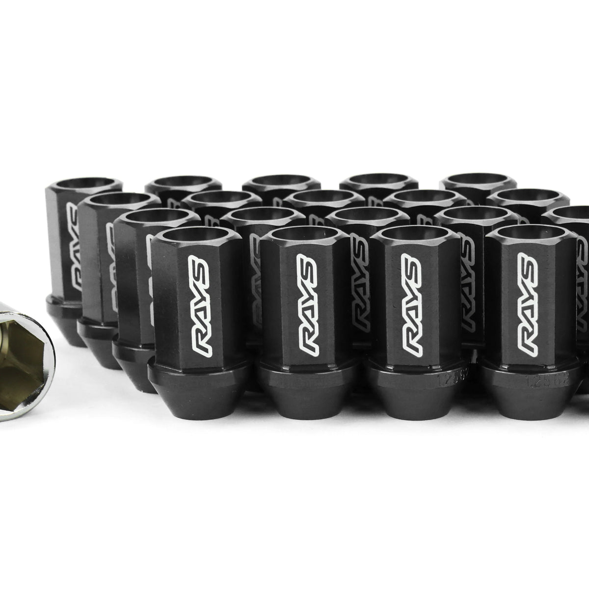 Rays Dura-Nut L42 Straight Type 12X1.25 Lug Nut Set 16 Lug 4 Lock Set