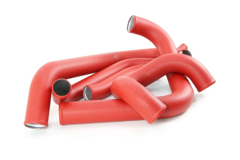 Perrin Front Mount Intercooler Boost Tube Kit - Red - 2015-2021 STI