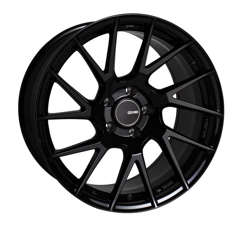 Enkei TM-7 18x8.0 +35 5x114.3 Gloss Black Wheel