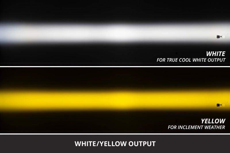 Diode Dynamics SS3 Dual-Color Type X LED Fog Light Kit - White and Yellow with Amber Backlight - 2011-2014 WRX, 2011-2014 STI, 2008-2009 Legacy