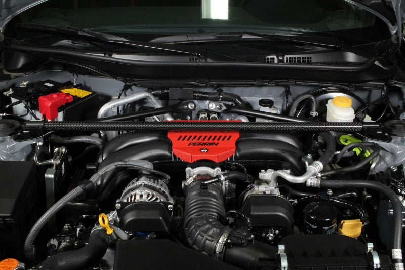 PERRIN Front Strut Tower Brace - CARBON FIBER - 2013-2021 BRZ, 2022+ BRZ