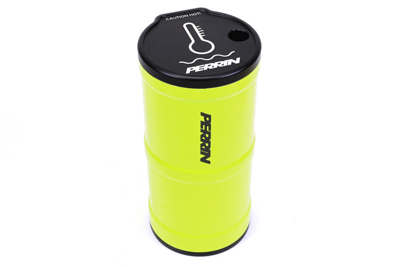 Perrin Coolant Overflow Tank - Neon Yellow - 13-21 BRZ, 2022+ BRZ, 04-21 STI, 02-21 WRX, 2022+ WRX