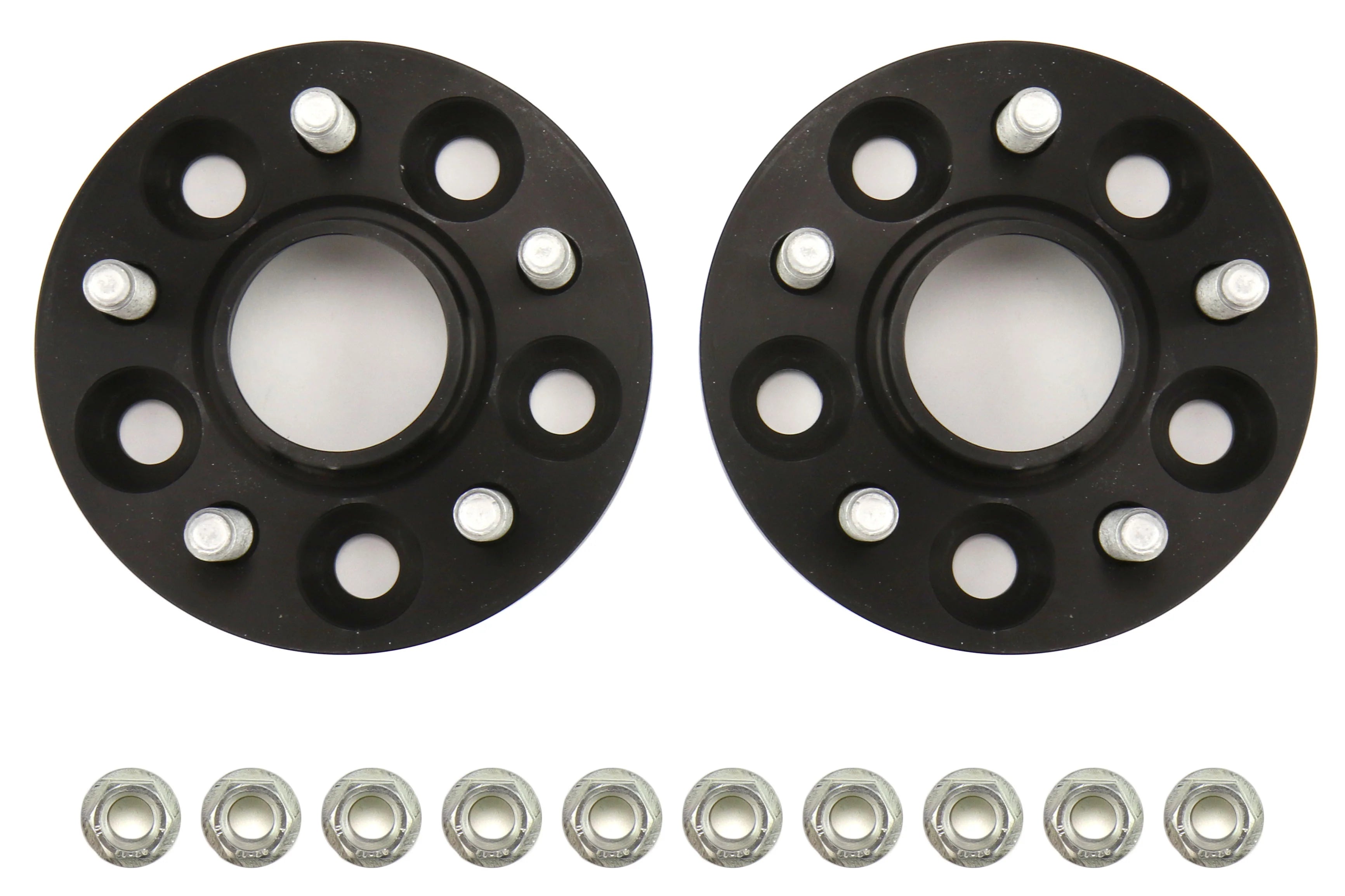 H&R Trak+ 20mm DRM Wheel Adaptor Bolt 5x100 Center Bore 56 Bolt Thread 12x1.25 - Black