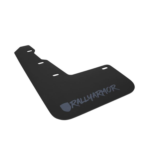 RALLY ARMOR UR MUDFLAPS - NEW ERA - BLACK/GREY LOGO - 2015-2021 WRX, 2015-2021 STI