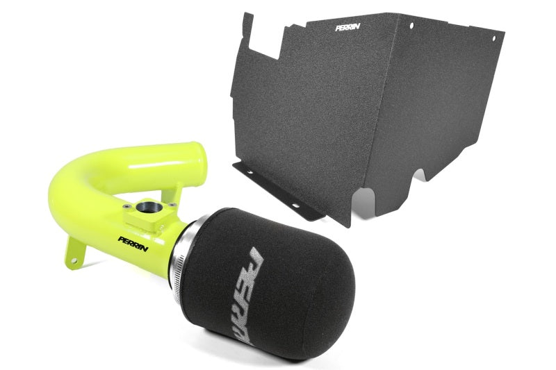 Perrin Cold Air Intake w/ Heatshield - Neon Yellow - 2022+ WRX