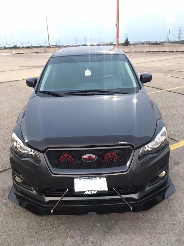 Ventus Autoworks 2PC Front Splitter - 2012-2015 Subaru Impreza