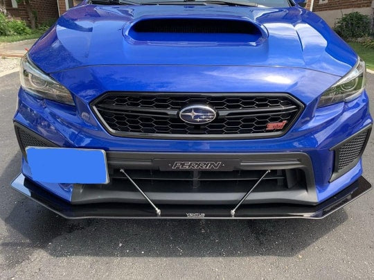 Ventus Autoworks 2PC Front Splitter - 2015-2021 Subaru WRX/STI