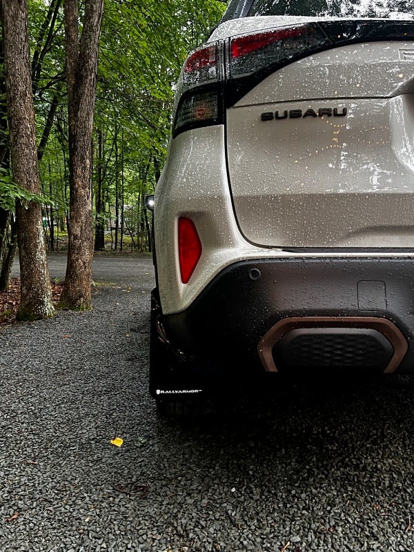 Rally Armor Black UR Mud Flap w/Grey Logo - 2025+ FORESTER