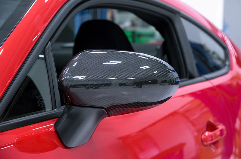 OLM LE Dry Carbon Fiber Mirror Covers - 2022+ Subaru BRZ, 2022+ Toyota GR86