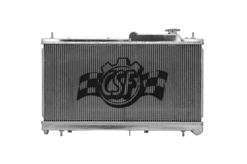 CSF High Performance Single Row Aluminum Radiator - 2008-2021 WRX, 2008-2021 STI, 2013-2017 Crosstrek, 2005-2009 Legacy, 2009-2013 Forester, 2012-2016 Impreza