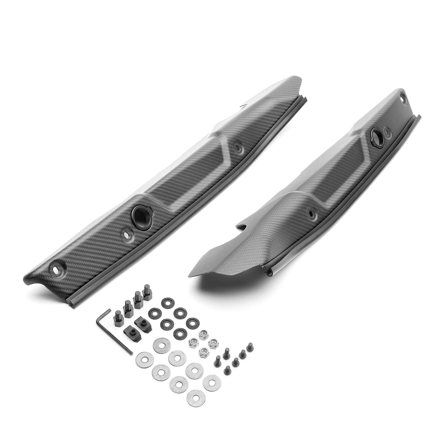 COBB Redline Matte Carbon Fender Shrouds - 2022+ WRX