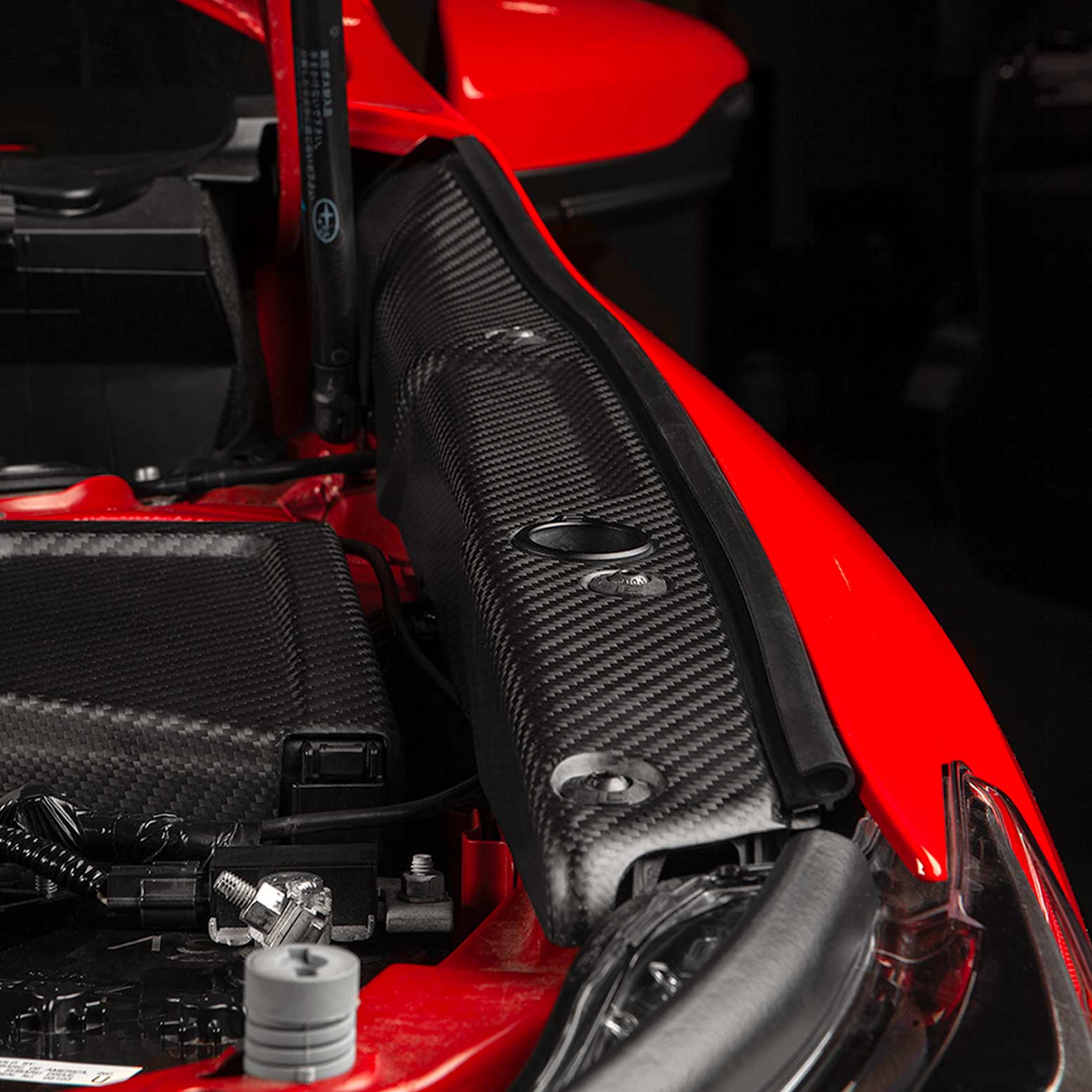 COBB Redline Matte Carbon Fender Shrouds - 2022+ WRX