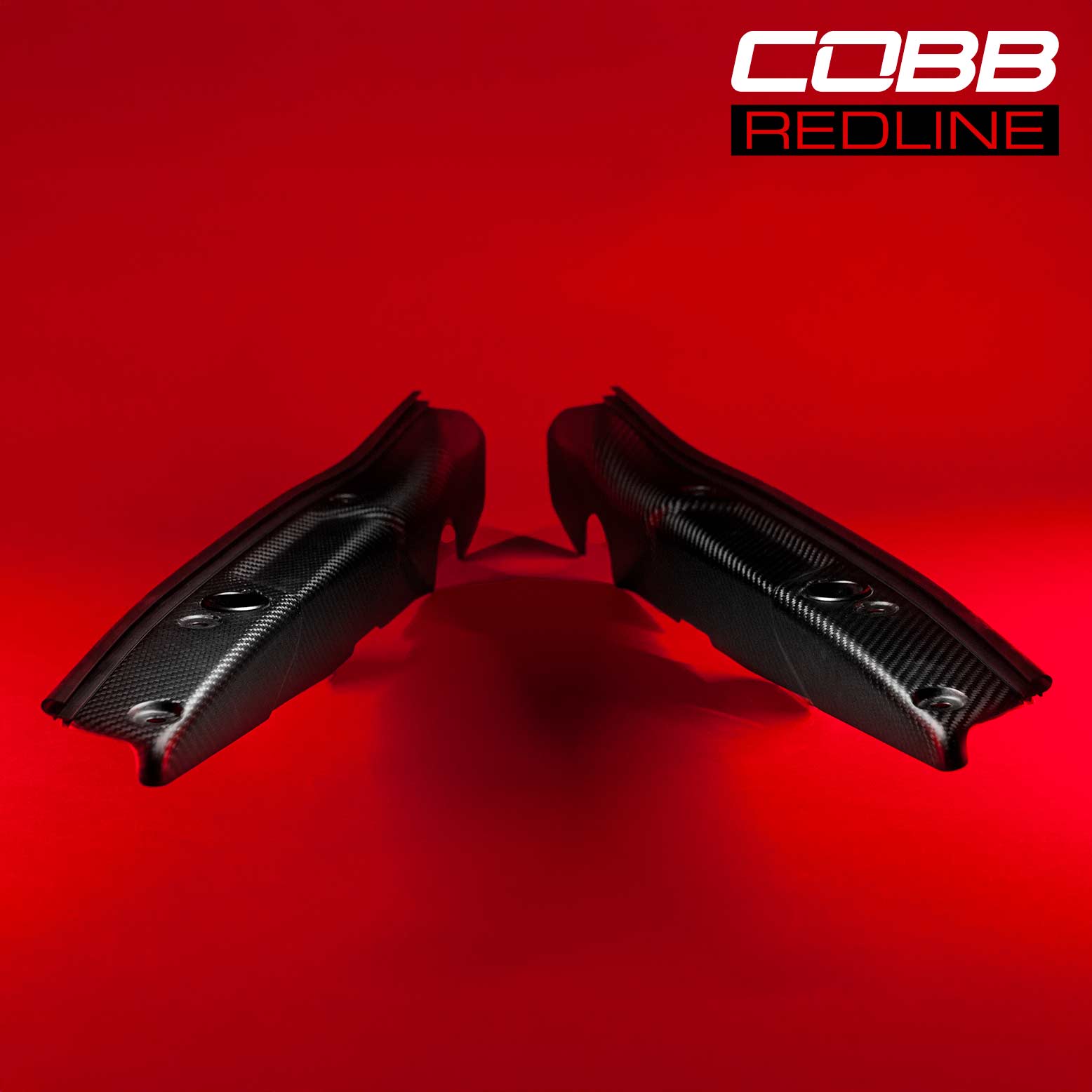COBB Redline Matte Carbon Fender Shrouds - 2022+ WRX