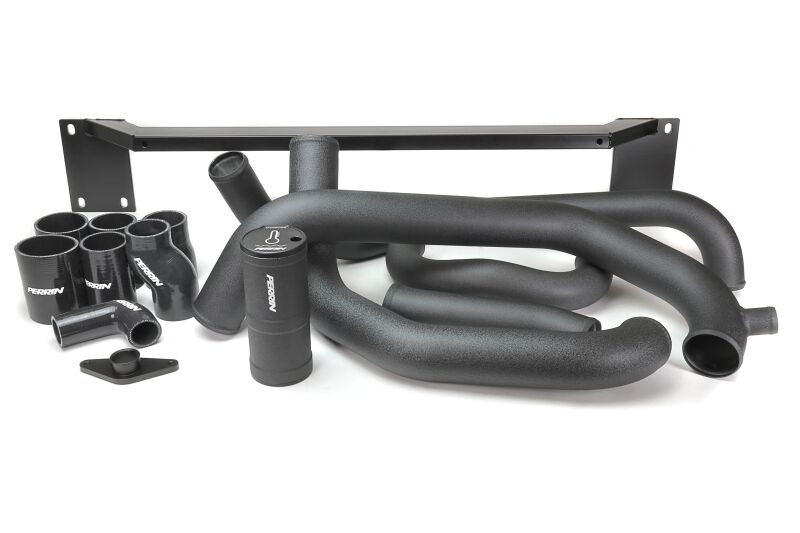 Perrin Front Mount Intercooler Boost Tube Kit - Black - 2008-2014 STI