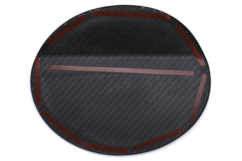 OLM S-line Dry Carbon Fiber Fuel Door Cover - 2015-2021 Subaru WRX / STI