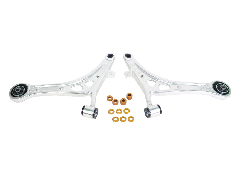 Whiteline Alloy Front Lower Control Arms with Caster Correction - Pair - 2015-2021 WRX / 2015-2021 STI