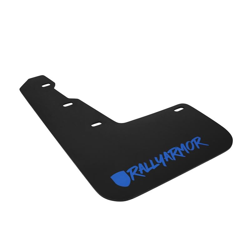 RALLY ARMOR UR MUDFLAPS - NEW ERA - BLACK/BLUE LOGO - 2015-2021 WRX, 2015-2021 STI