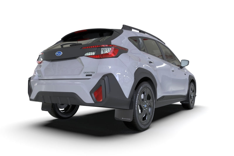 Rally Armor Black UR Mud Flap White Logo - 2024+ Subaru Crosstrek