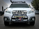 aFe POWER Terra Guard Front Bumper w/ Winch Mount - Black - 10-14 Subaru Outback H4 2.5L / H6 3.6L