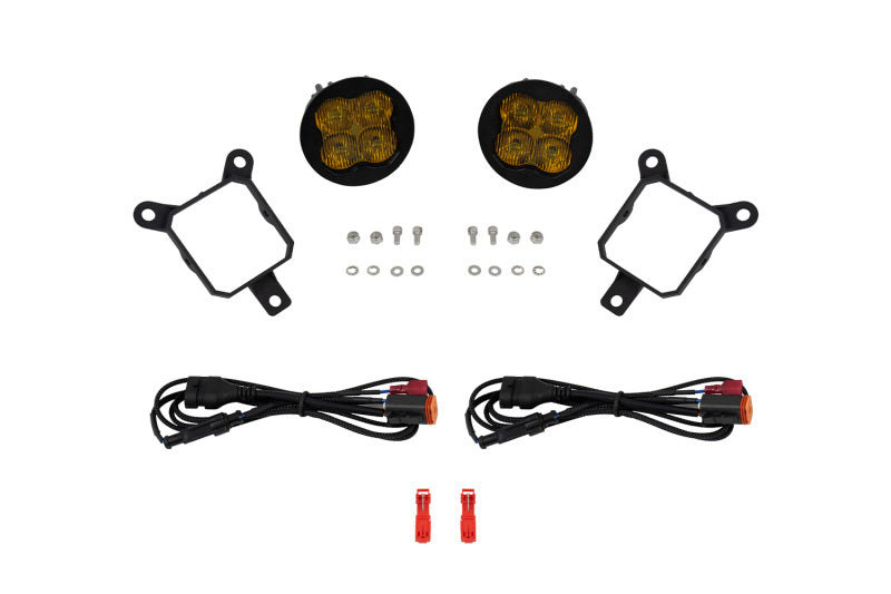 Diode Dynamics SS3 LED Sport Type Y Fog Light Kit - Yellow SAE - 22-24 Forester Wilderness, 24-26 Crosstrek wilderness