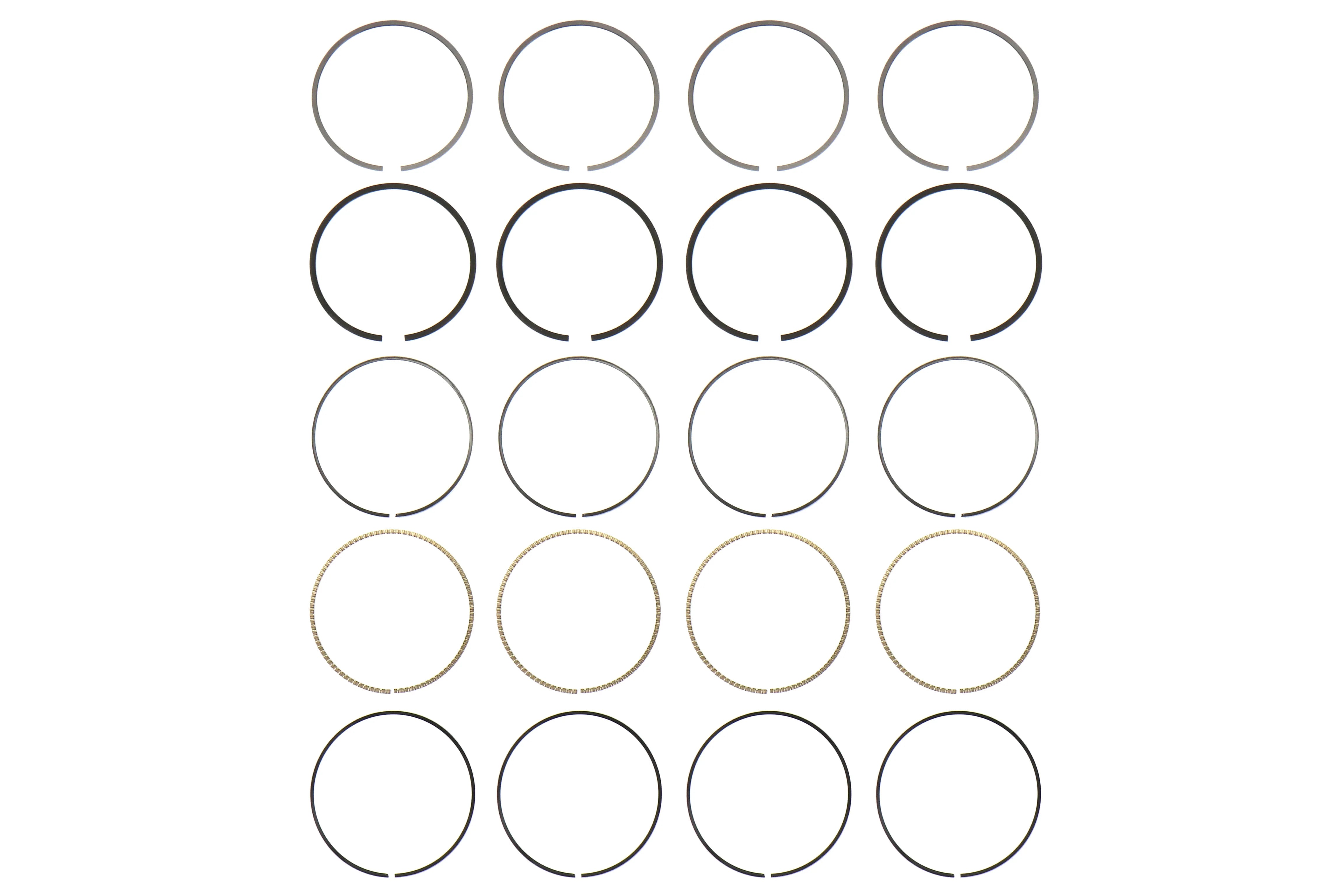 Manley 2004+ Subaru WRX STI 99.50mm STD Bore 1.2mm Double Tabbed Rings - Set of Four