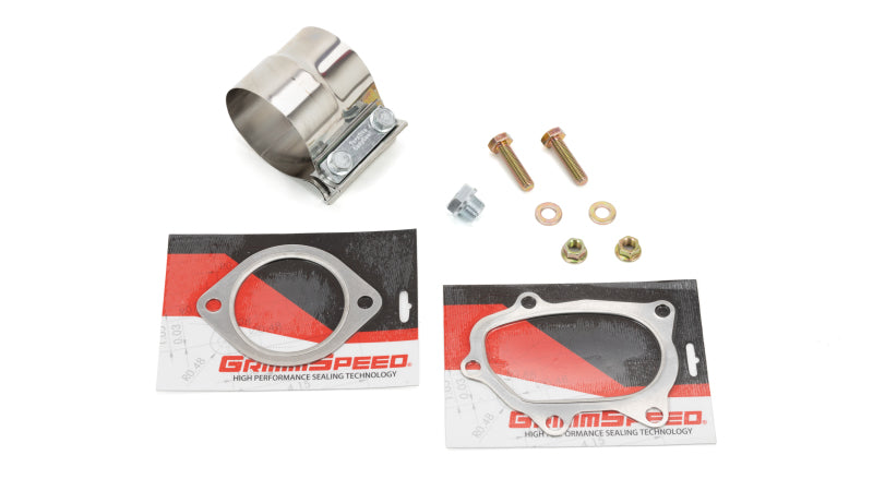 CLEARANCE - GRIMMSPEED VERSION 2 GESI CATTED DOWNPIPE - 02-07 WRX, 04-08 STI, 04-08 FXT