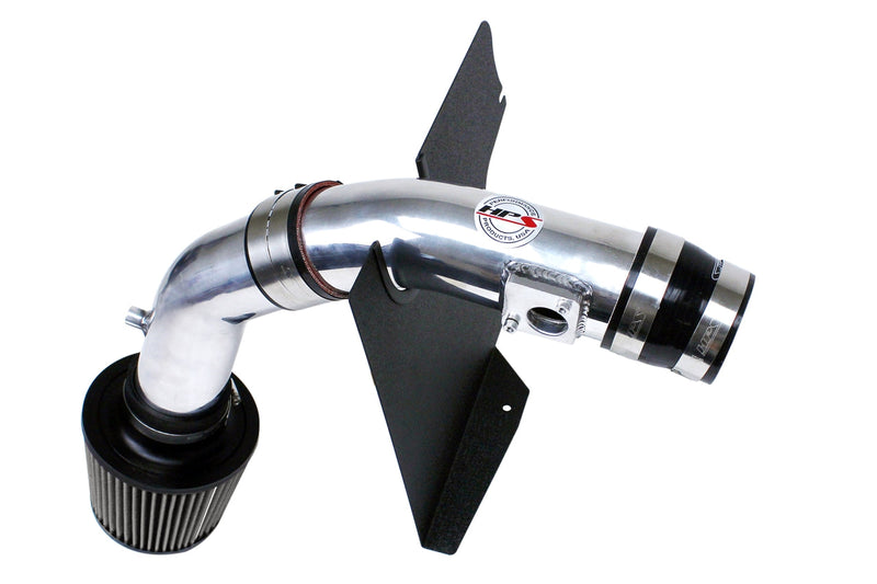 HPS Polish Cold Air Intake Kit with Heat Shield 2008-2014 Subaru WRX 2.5L Turbo 837-566P