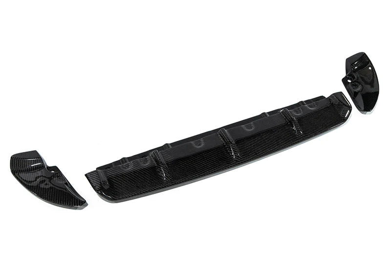 OLM Carbon Fiber 3pc Rear Diffuser - 2022+ Subaru BRZ, 2022+ Toyota GR86